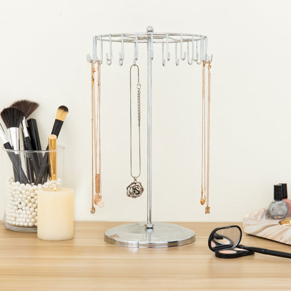 Winston Porter Rotating Tabletop Display Organizer Jewelry Stand Wayfair